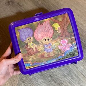 Vintage Aladdin Treasure Trolls Kids Lunchbox